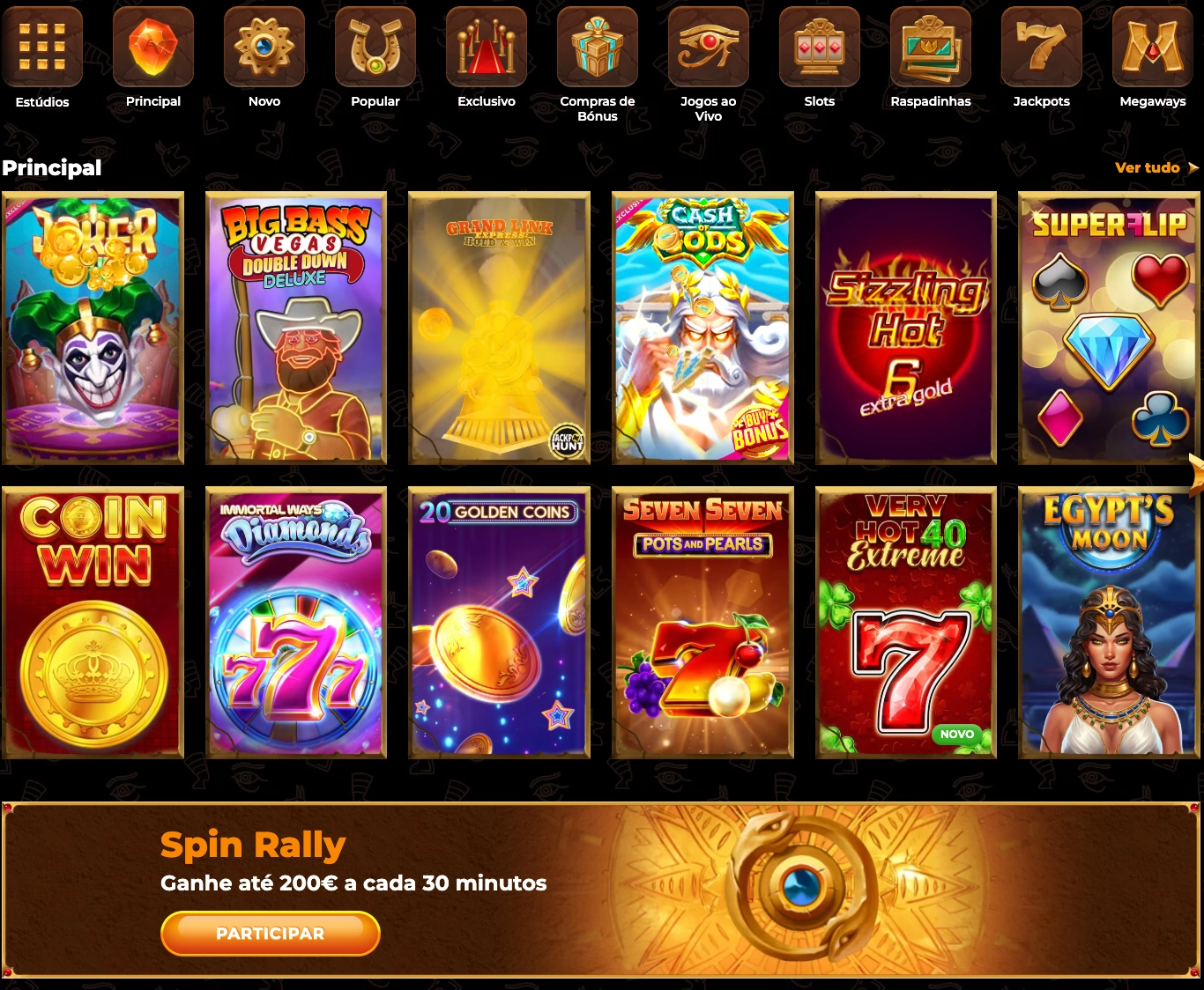 Slots populares no AmunRa Casino